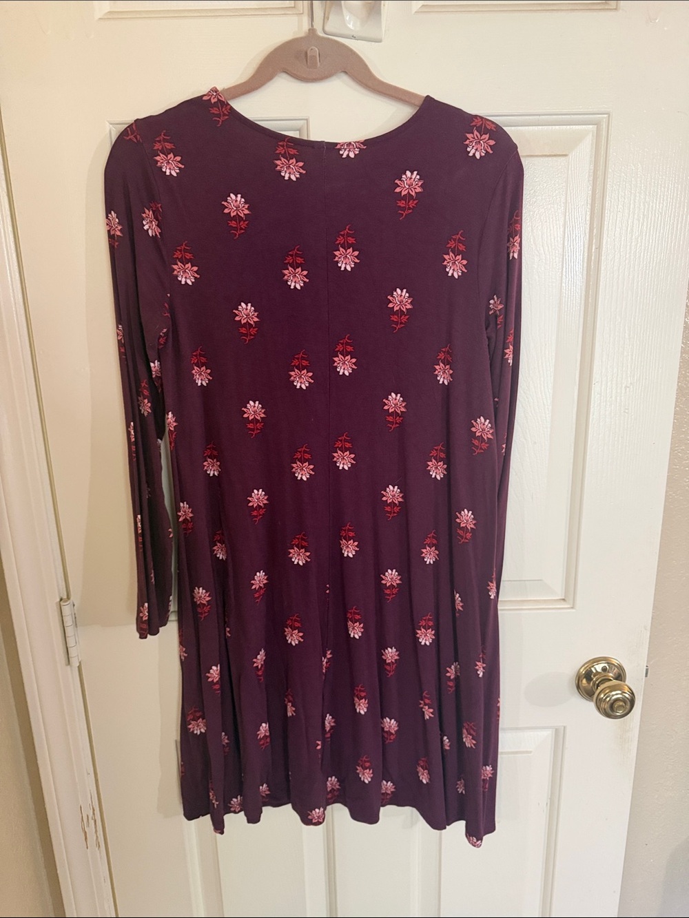 Old Navy Long Sleeve Floral Swing Dress - Picture 2 of 5